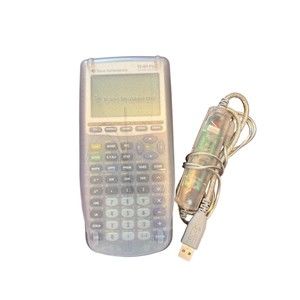 Texas Instruments TI-83 Plus Clear Silver Edition Scientific Graphing Calculator